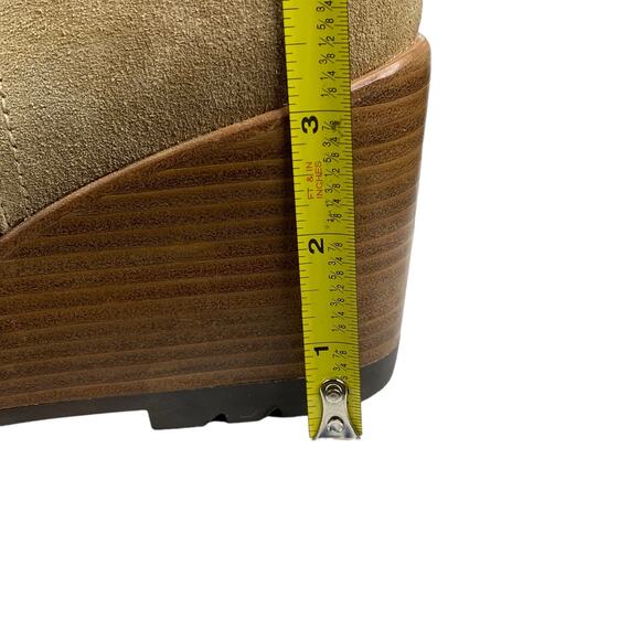 Sorel Women's After Hours Chelsea Tan Suede Wedge Ankle Boot Size US 9.5 - Picture 9 of 12